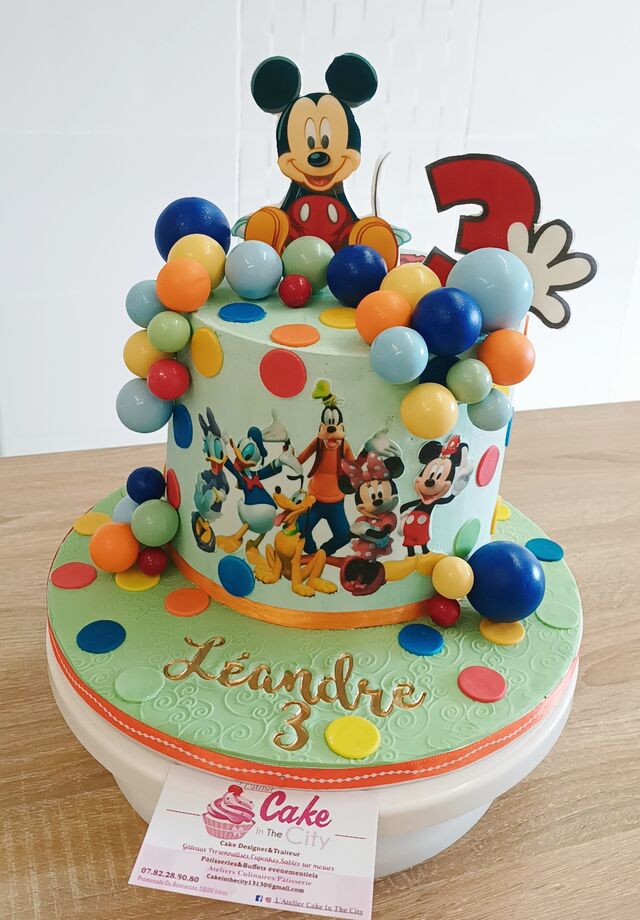 Gâteau thème Mickey 