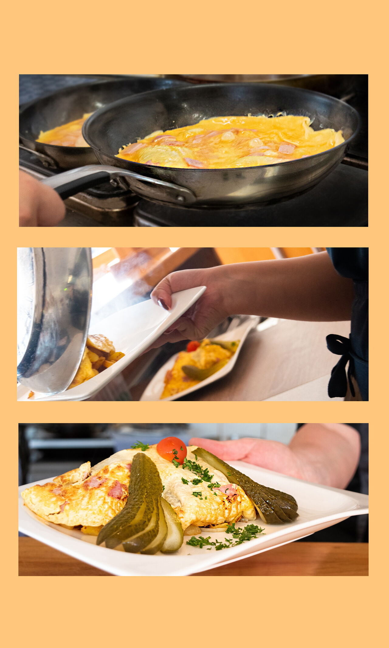 Frisch zubereitete Speisen