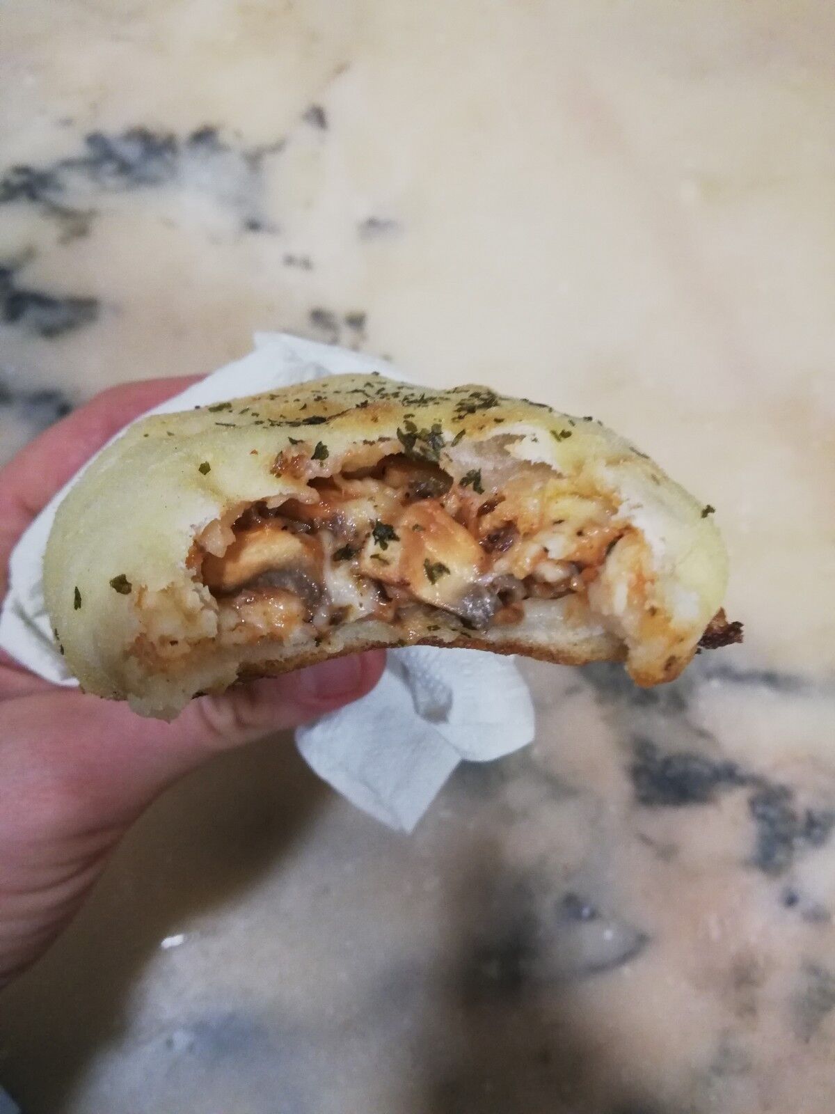 Calzone cogumelos & trufas