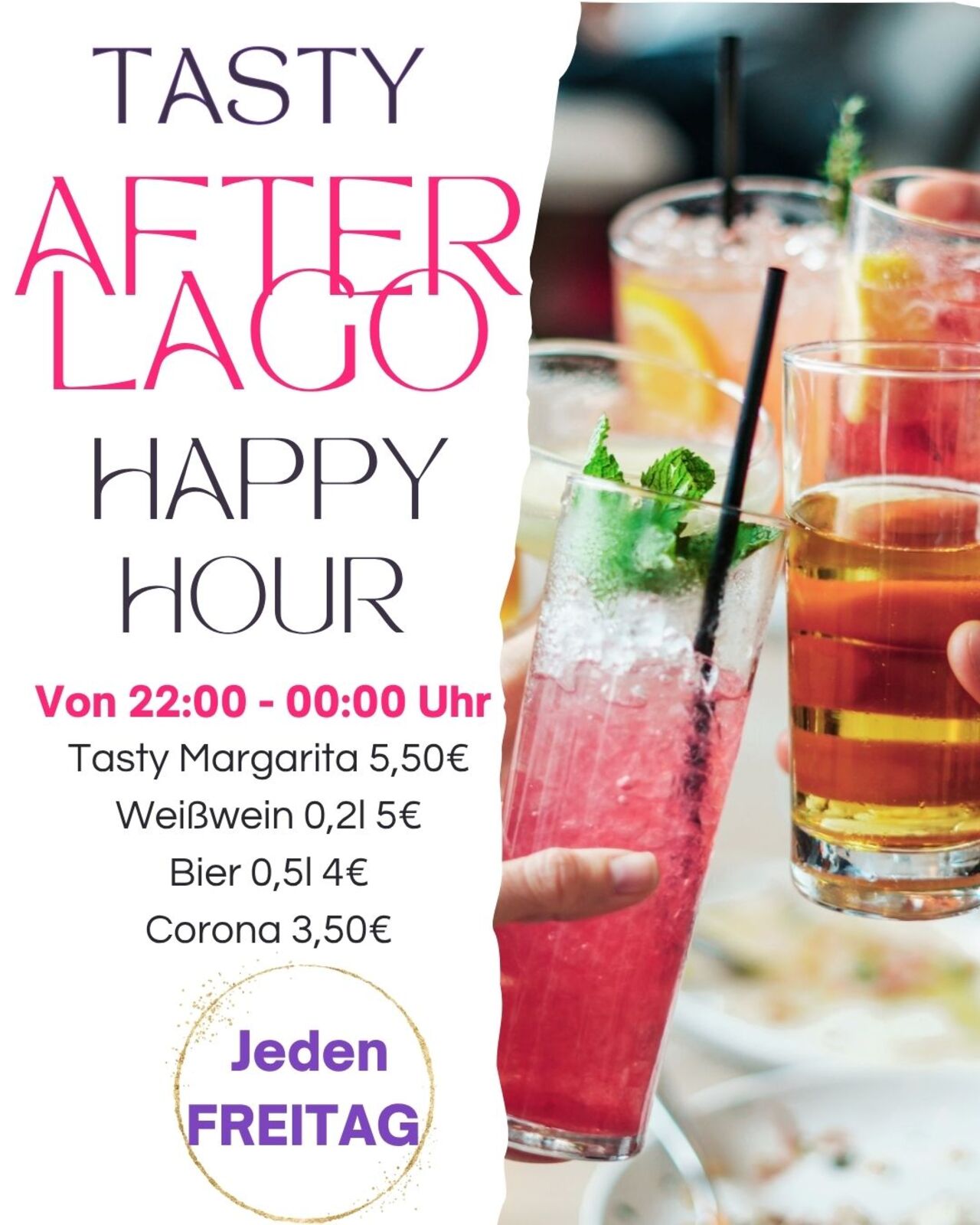 Jeden Freitag - Happy Hour