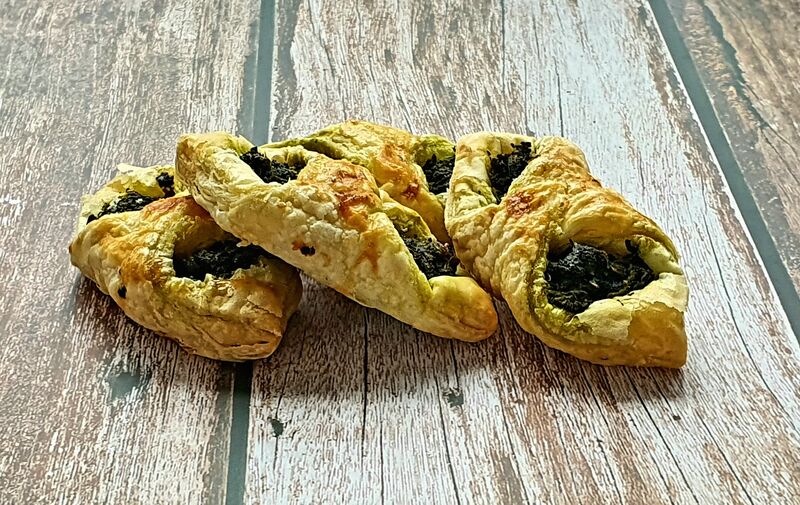 Koperta ze szpinakiem