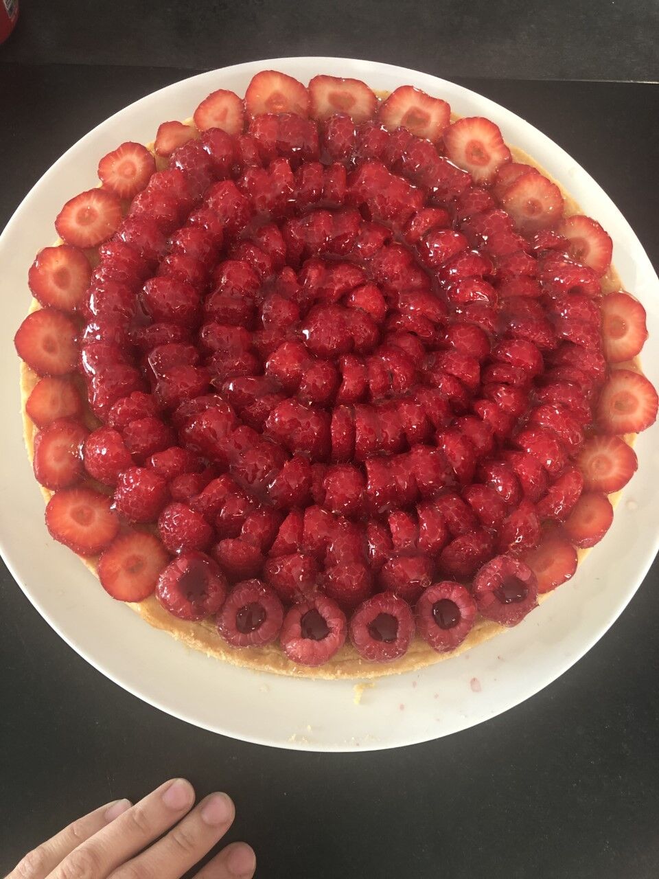 Tarte aux fruits rouges