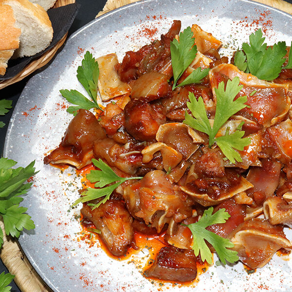 #Oreja
Oreja de Cerdo en Salsa.