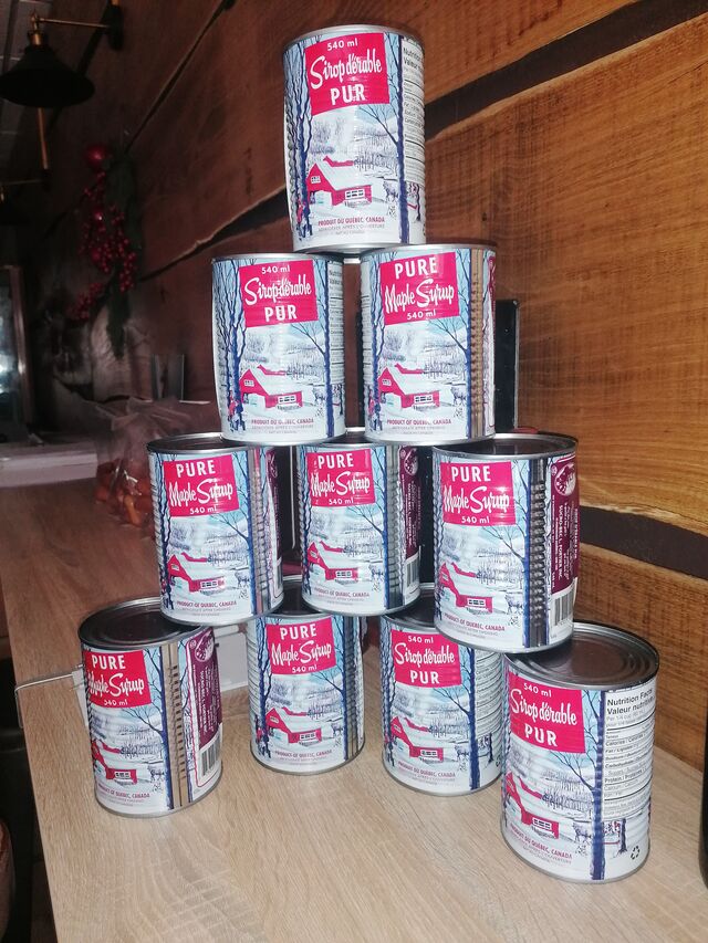 canne de sirop d'érable
en vente chez nous !