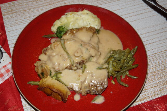 Médaillon de veau et ses ris crémeux