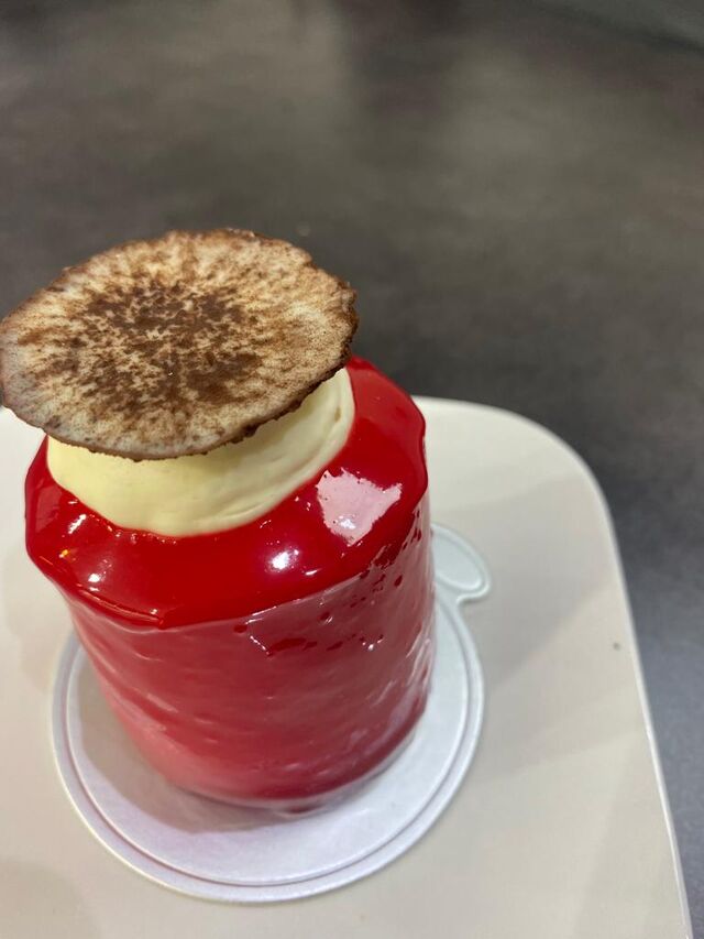 Entremet Vanille Fraise