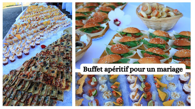Un apéritif composé de 6 verrines et du 