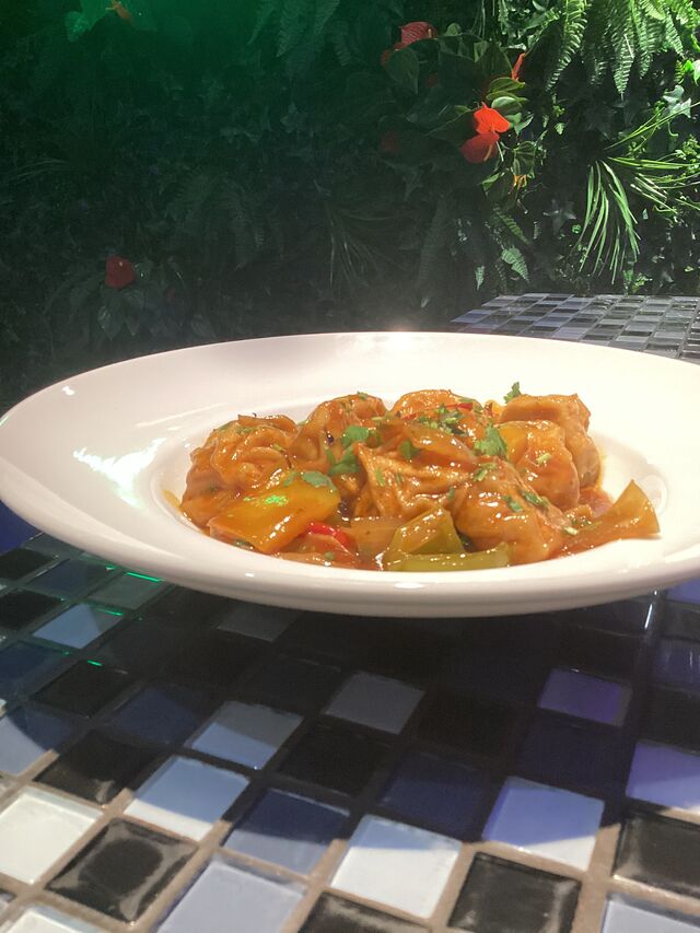 Chicken chilly mo:mo