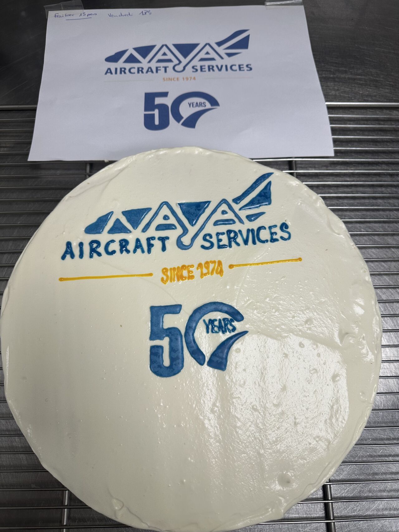 Entremets avec votre logo