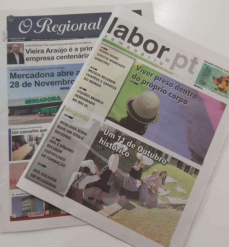 N' O Meu Café 1961 pode comprar os jornais da nossa cidade