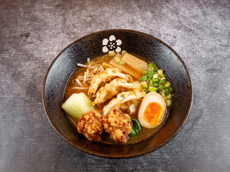 7. Gyoza & Karaage Miso Ramen