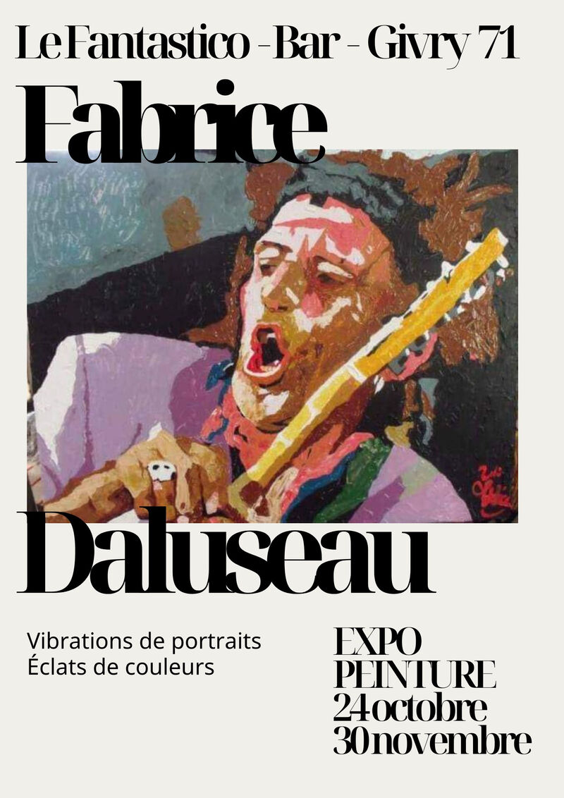 Expo. peinture Fabrice Daluseau 24.10 / 30.11.24