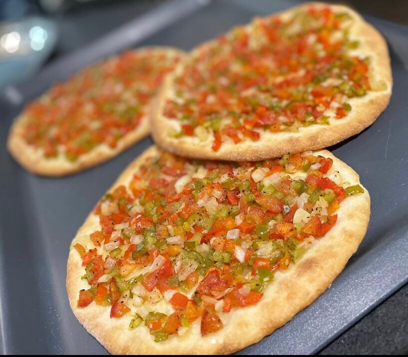 Man2ouché (pizza libanaise) aux légumes