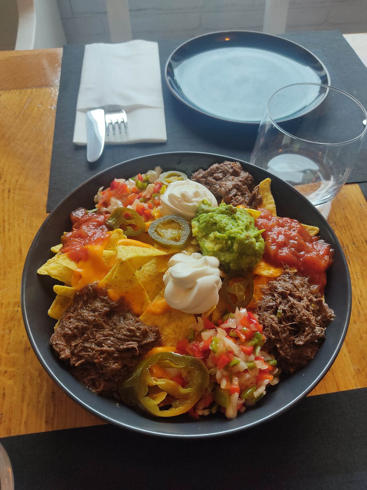 Nachos con pulled pork