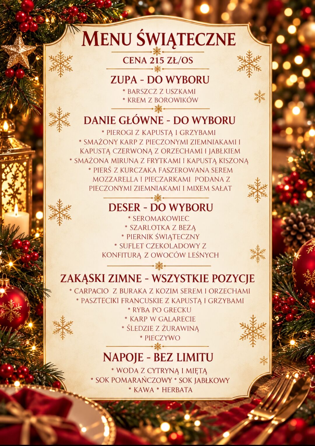 OFERTA ŚWIĄTECZNA 2026