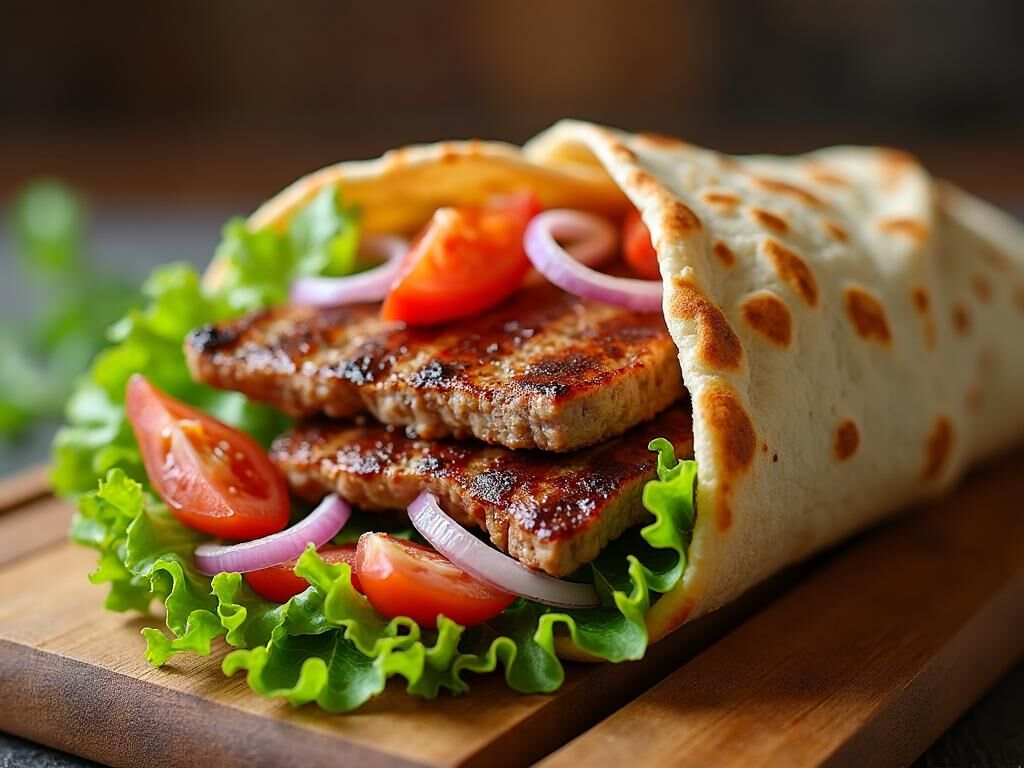 Wraps Keftas grill