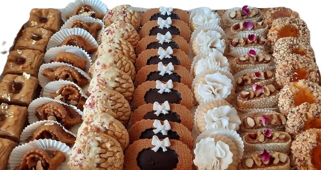Plateaux pâtisserie orientale