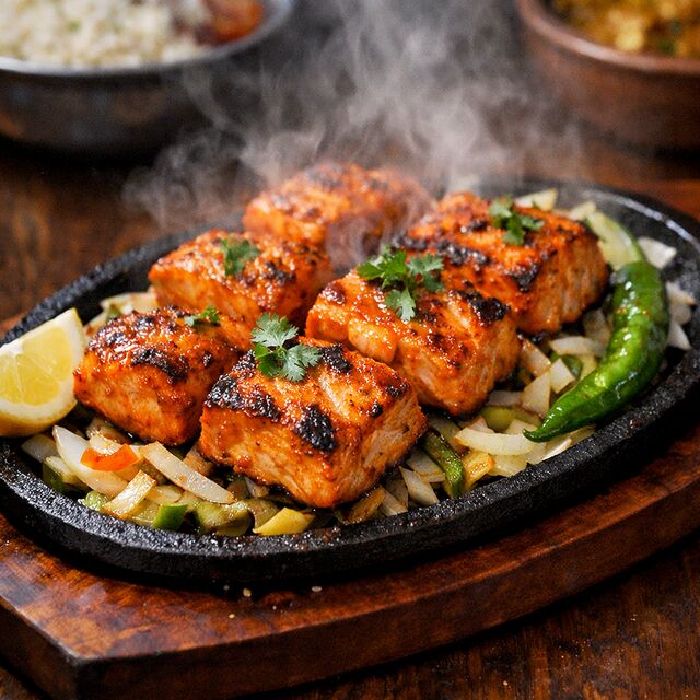 SALMON FISH TIKKA