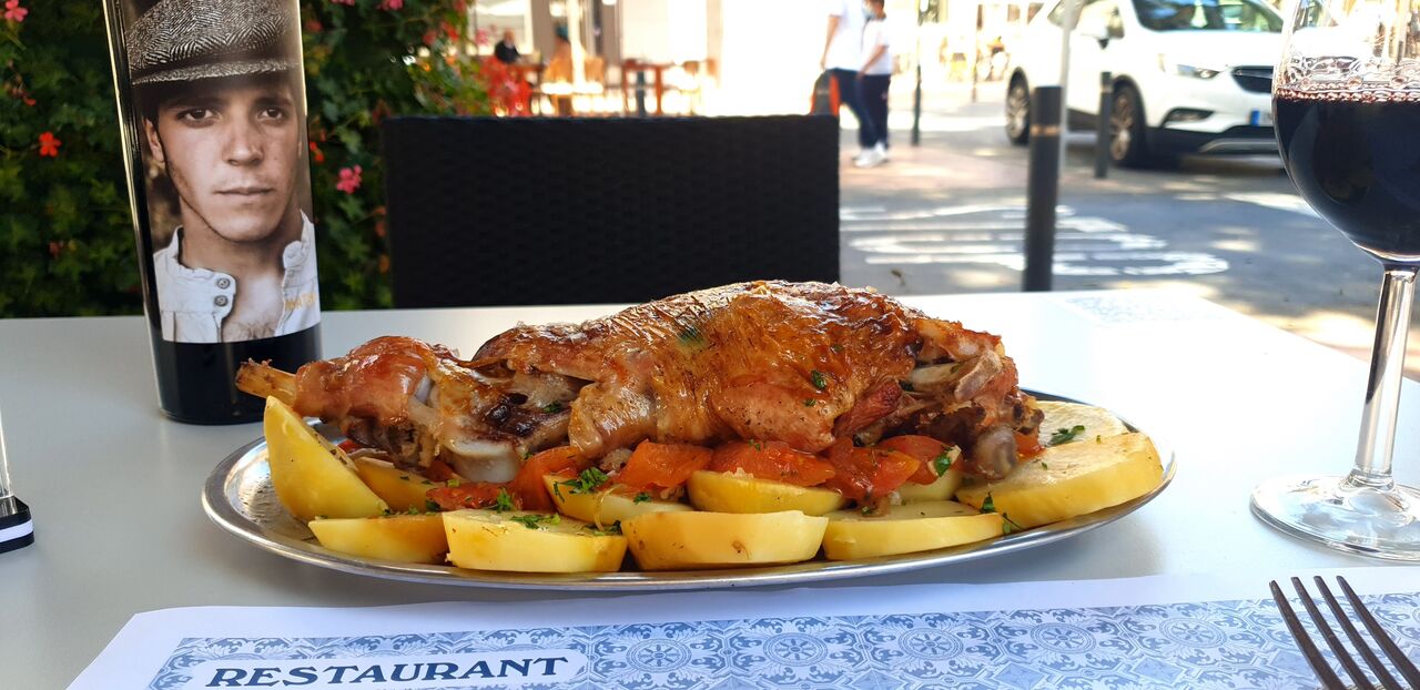 Paletilla de cordero al horno