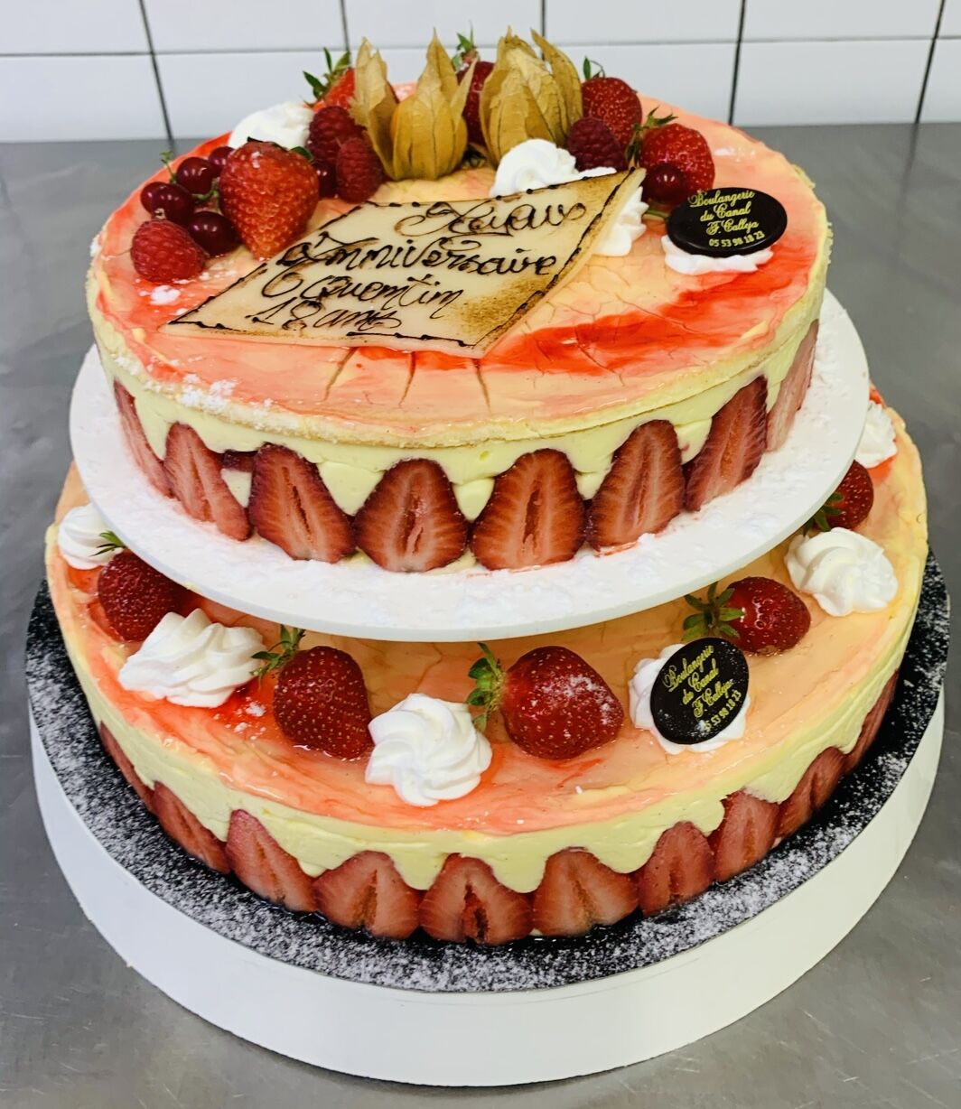 Anniversaire Fraisier