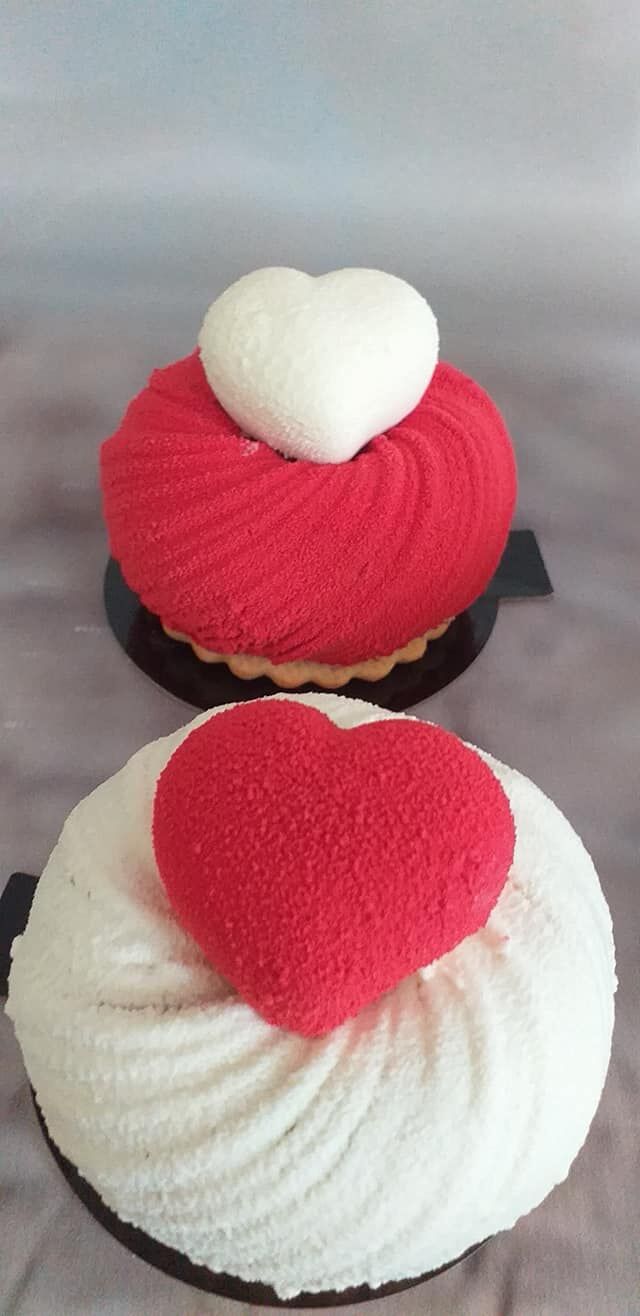 Duo Nid d'amour pour la Saint Valentin