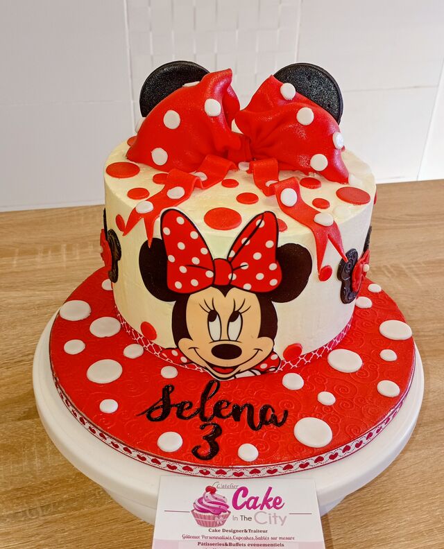 Minnie cake design 