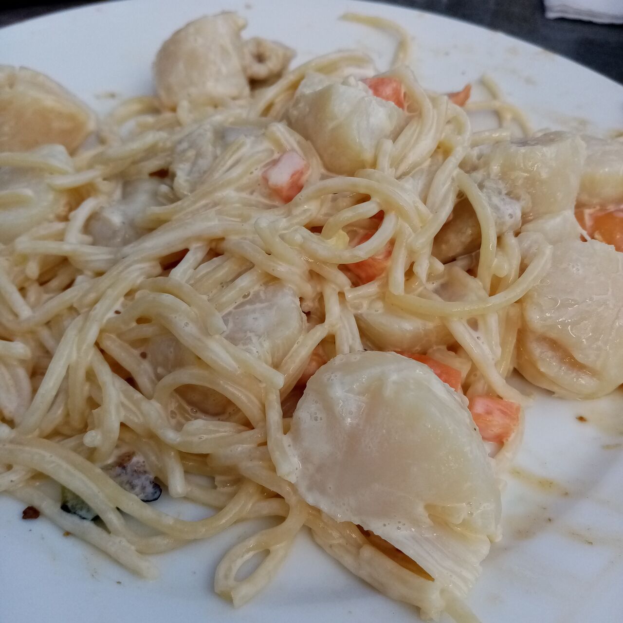 Spaghettis de st Jacques
