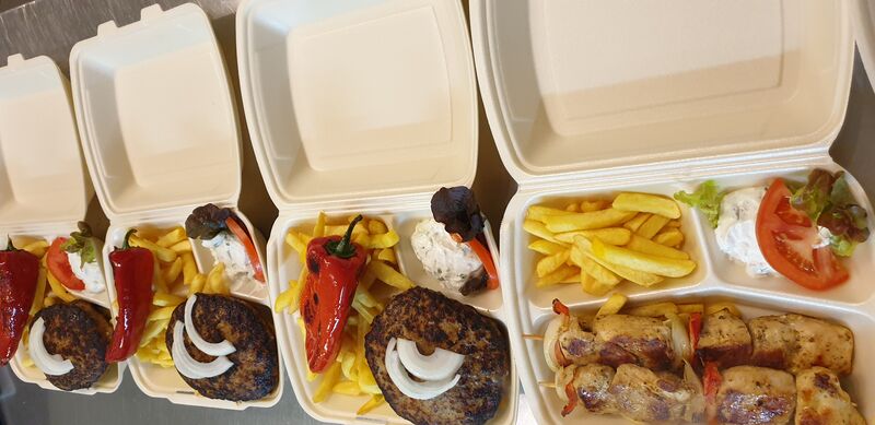 Bifteki und Souvlaki 