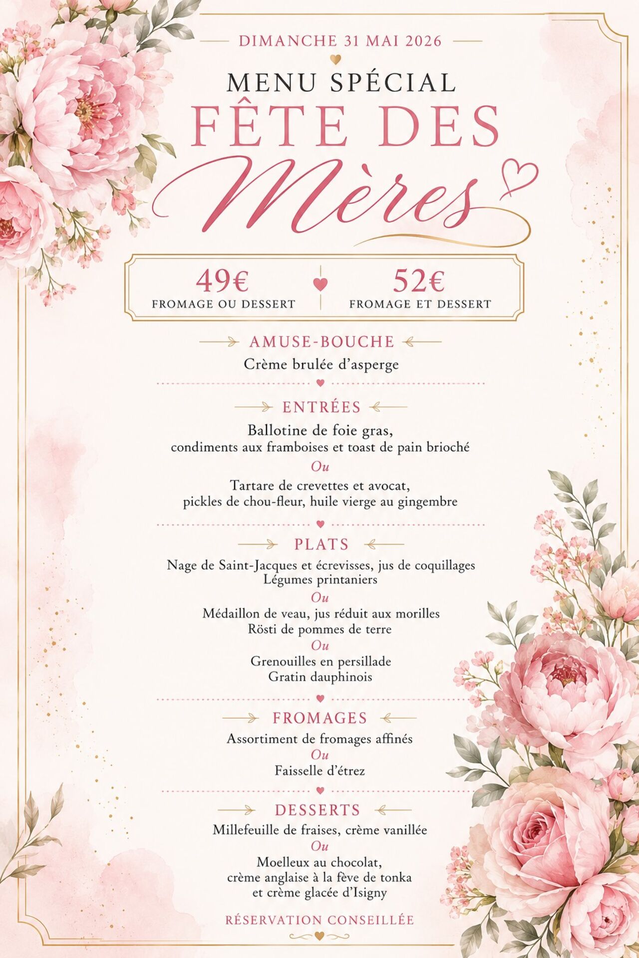 FÊTE DES MERES