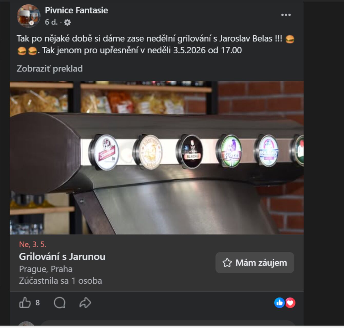 Pořádáme pro vás také speciální program.
