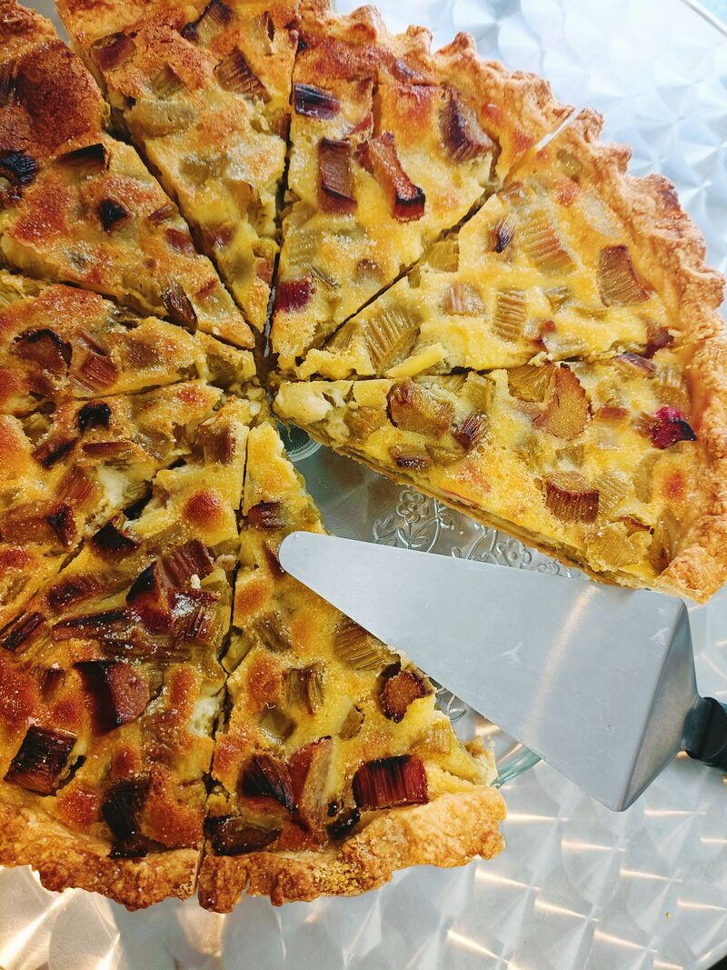 Tarte à la rhubarbe