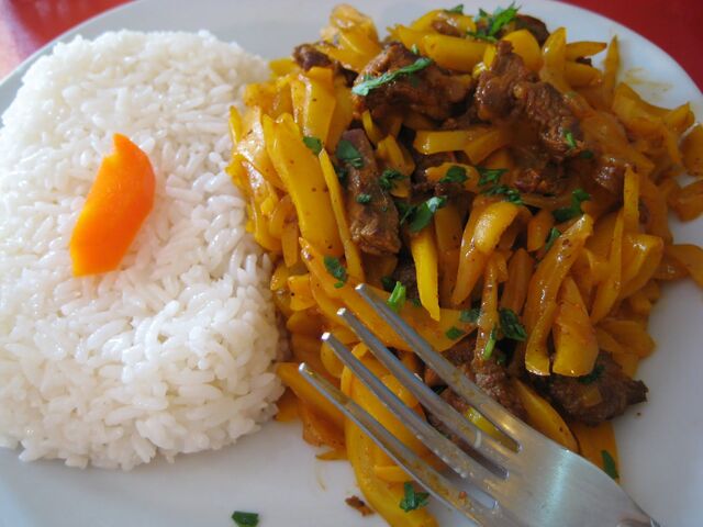 Olluquito con Charqui. The Inca's favorite dish! You can taste it now @ Peruvian Cuisine NL