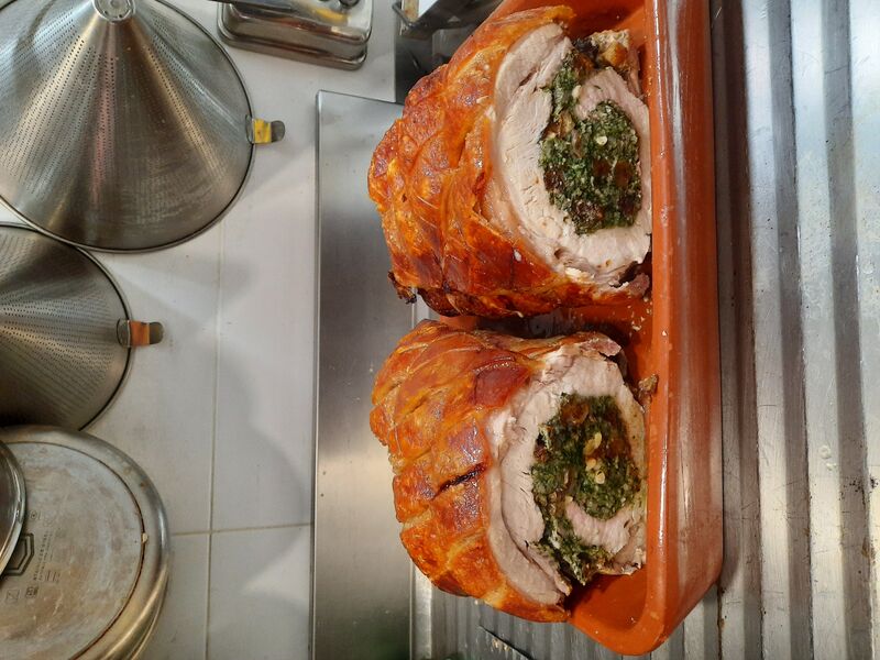 Lomo de Cerdo Asado Relleno