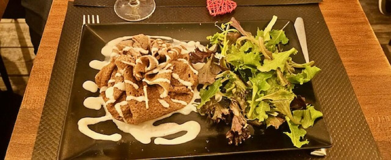 L'aumonière de St Jacques et fondue de poireaux galette spéciale St Valentin 2026