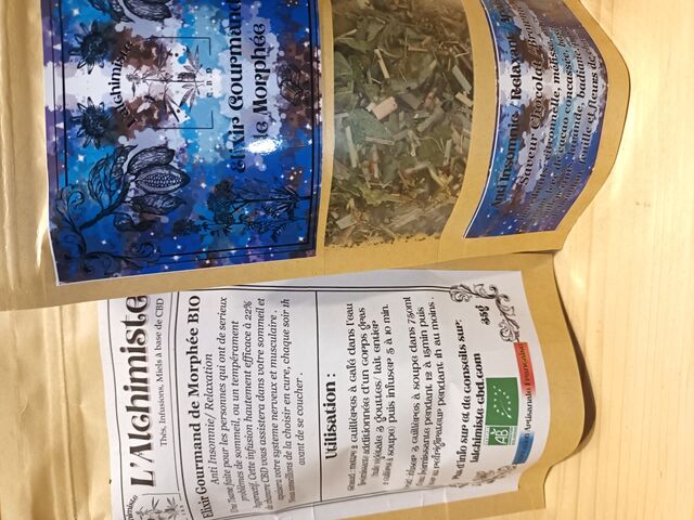 une gammes de tisanes 