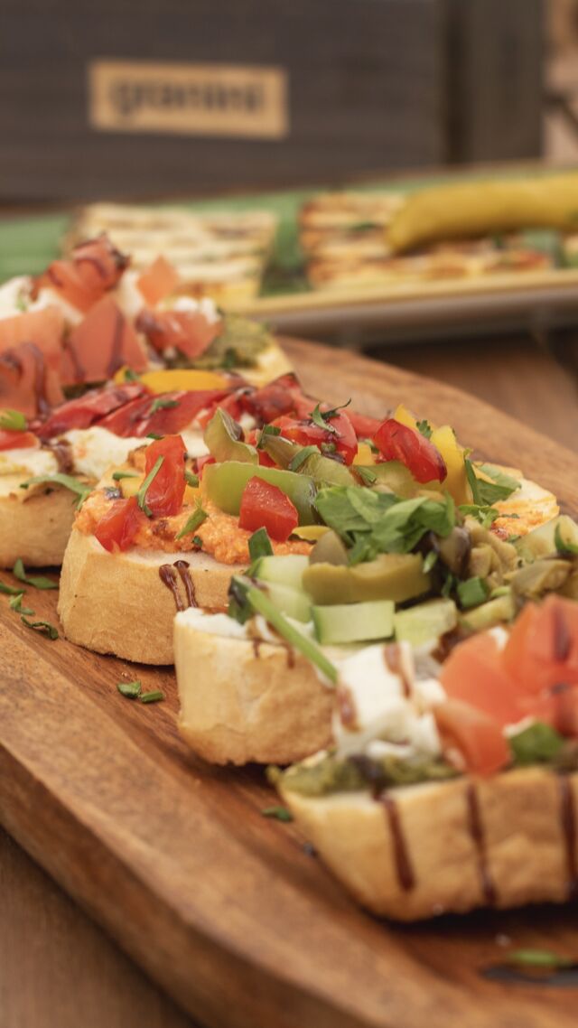 Griechische Bruschetta