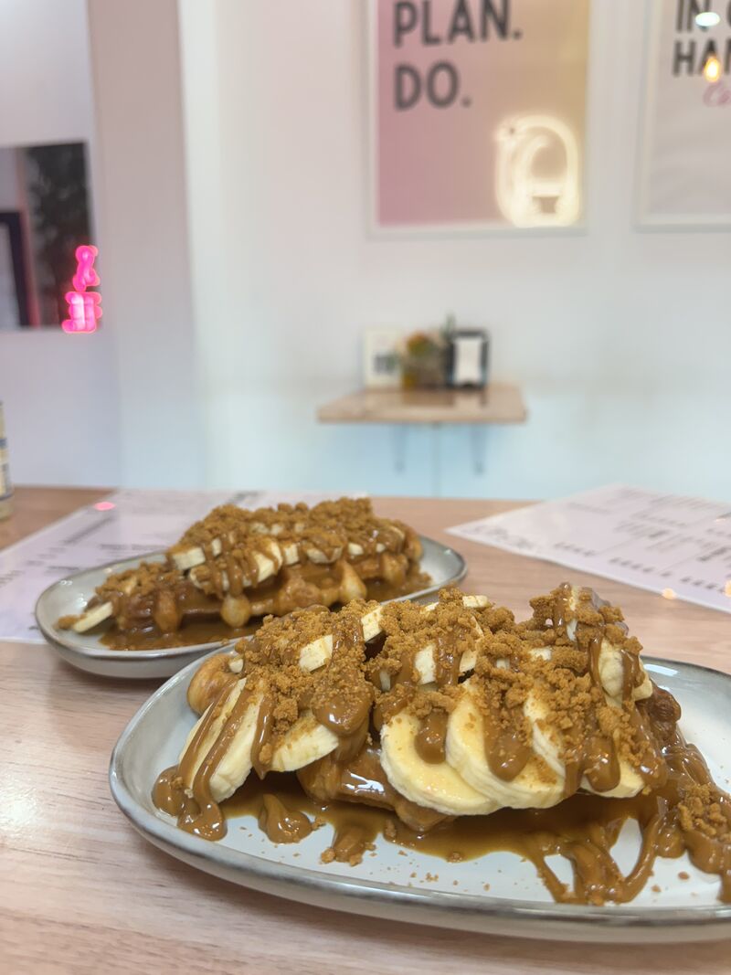 Croffle biscoff banana 