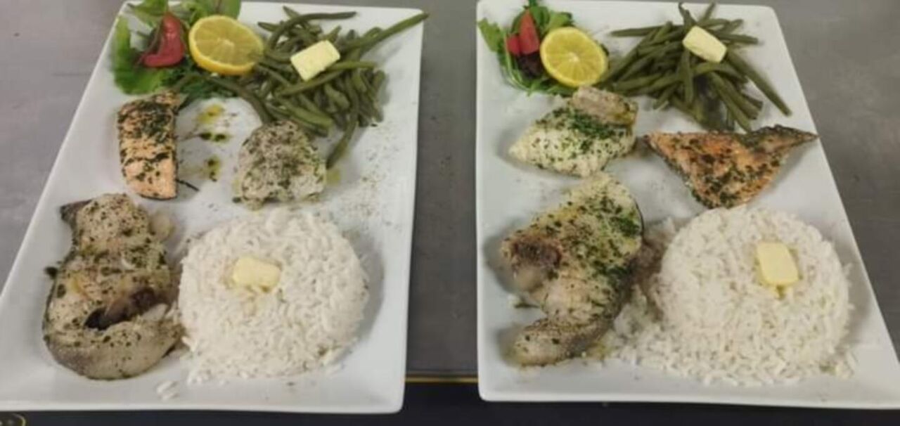 Pariade de poisson persillée