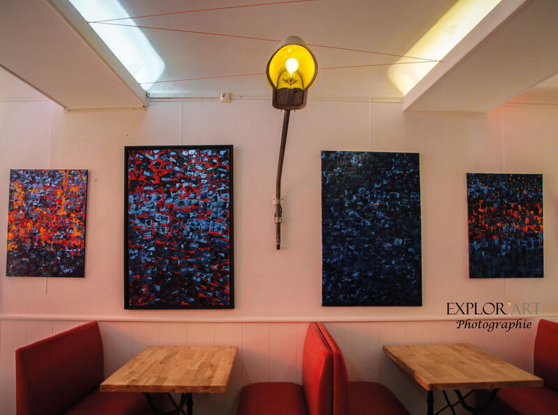 Quelques toiles de Deirdre Campbell exposition Juin/Juillet 26