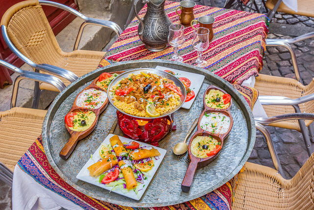 assortiment plat ottoman