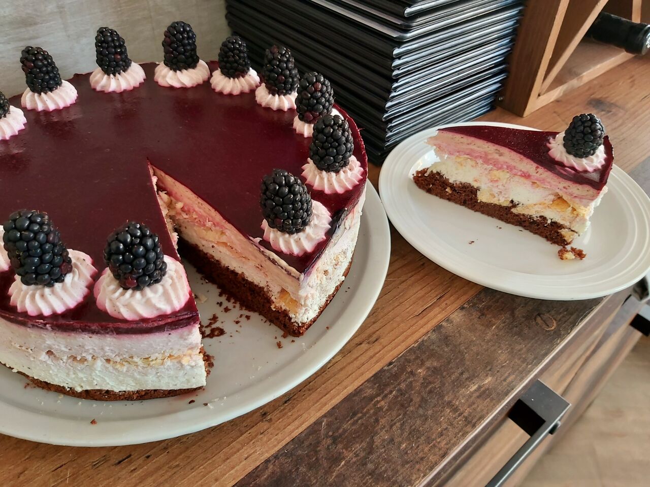 Brombeer-Torte
