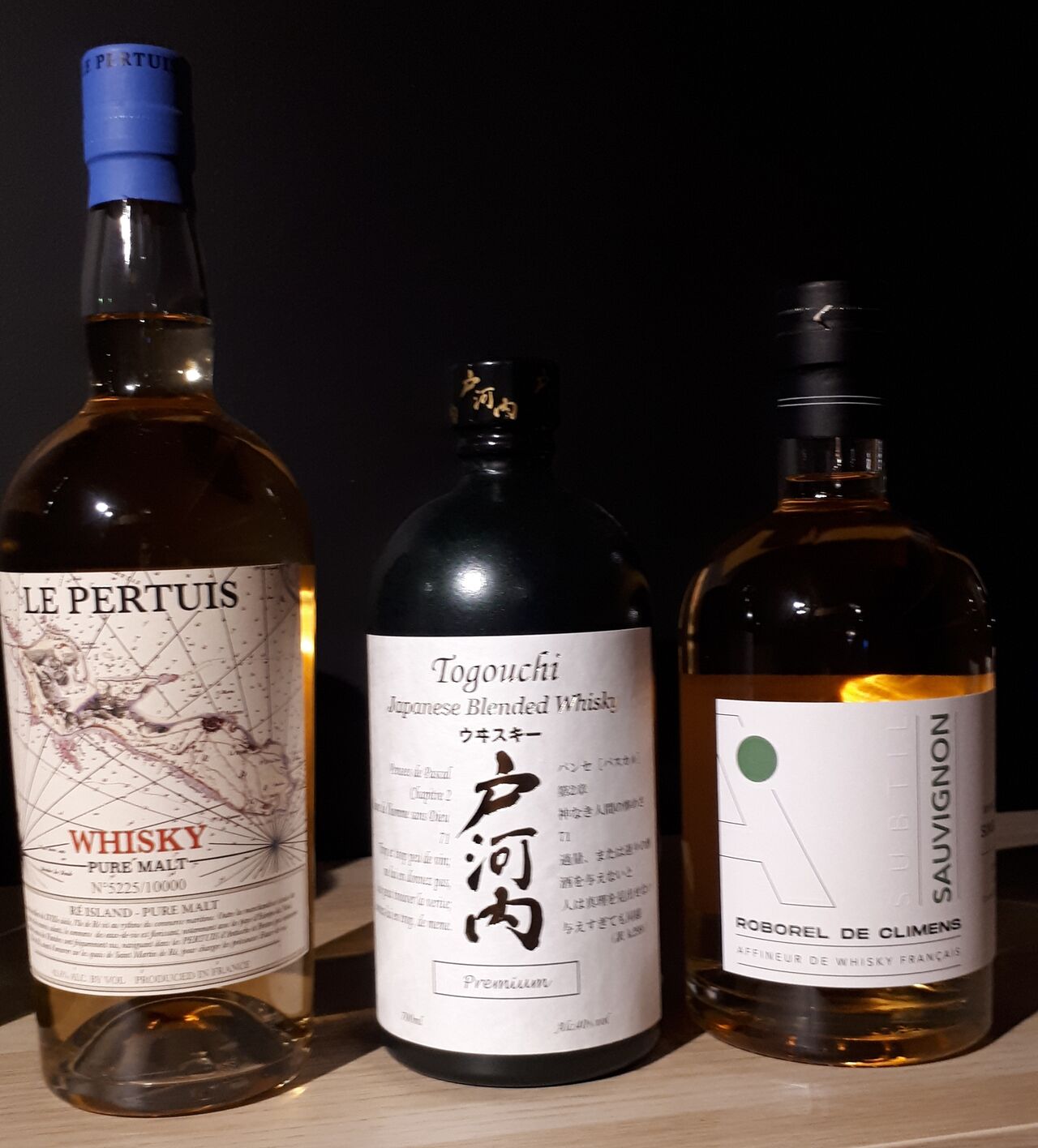 une partie de notre gamme de whisky