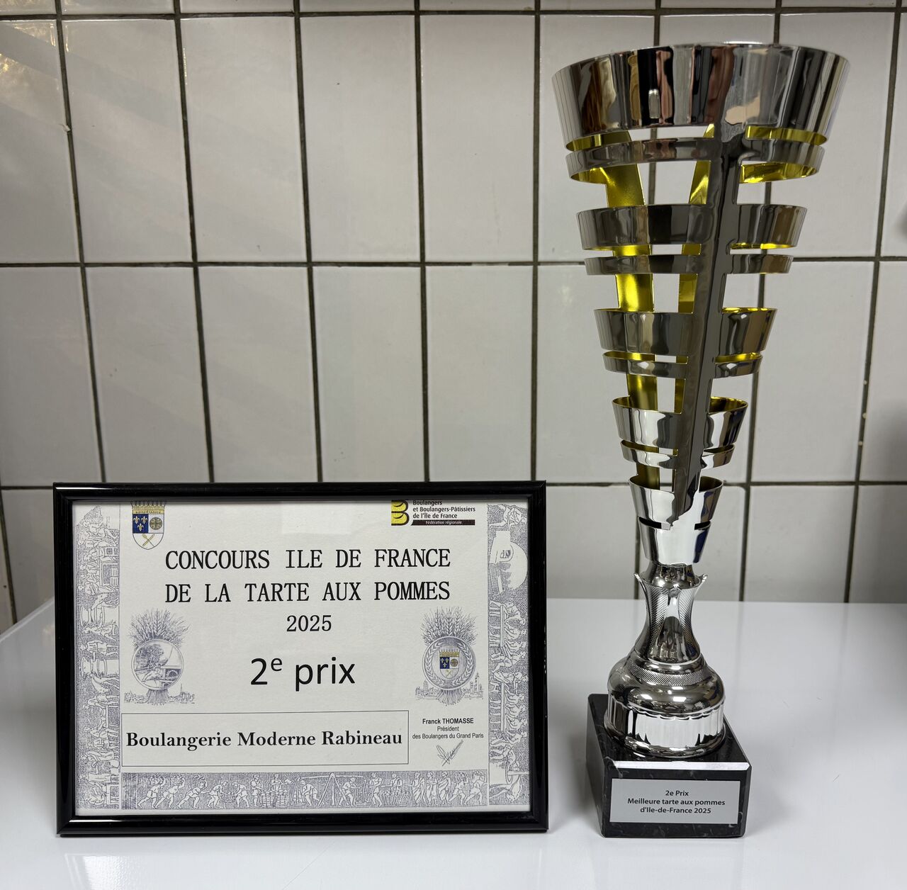 2 prix tarte pomme îles de France 2025