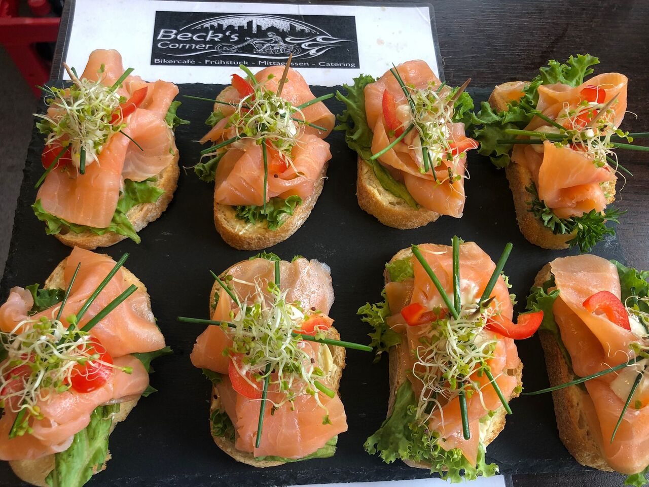 Hochzeit - Buffet
Canapés mit Lachs