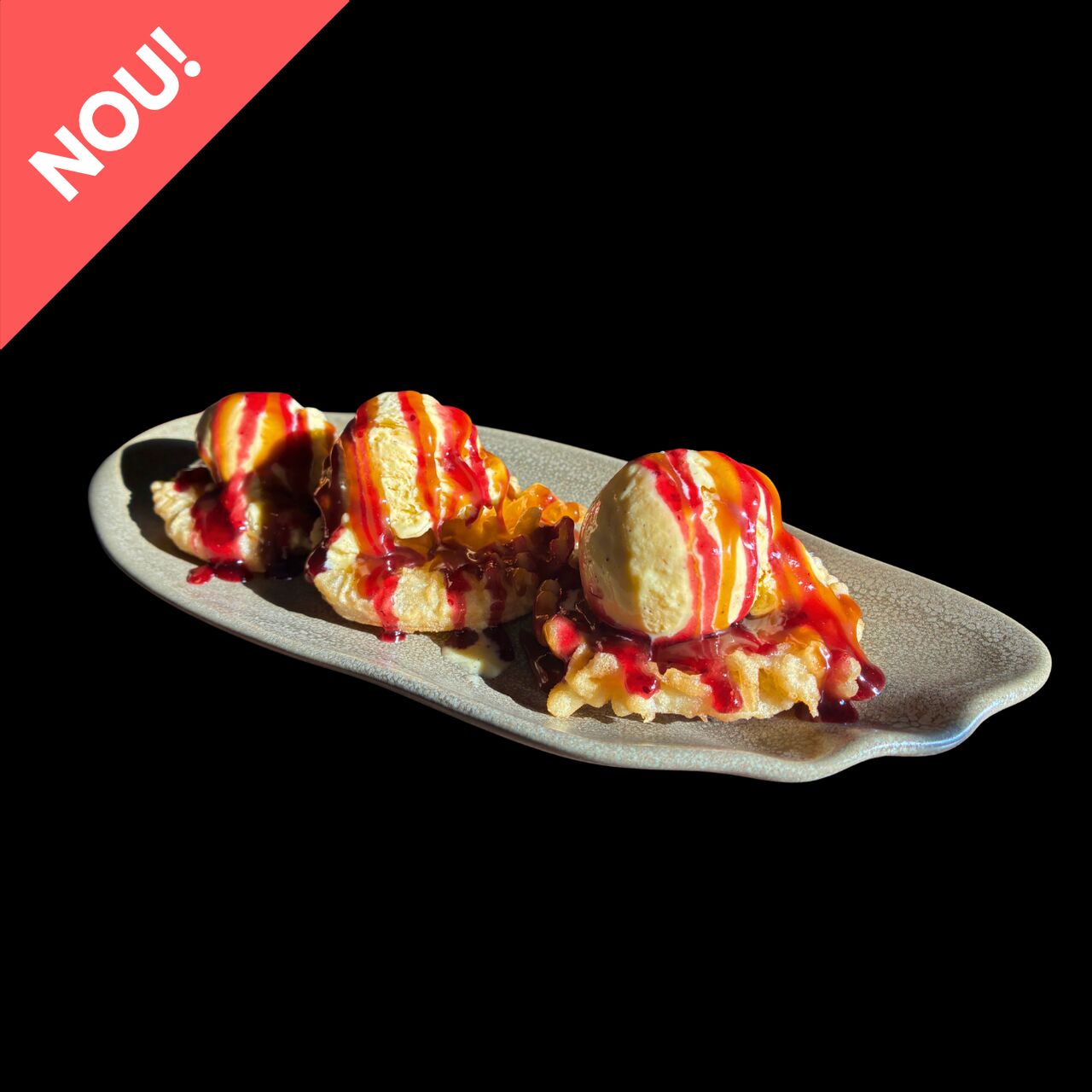 Apple Tempura & Ice cream
