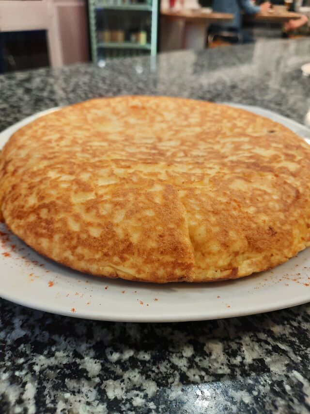 Tortilla Tradicional de Cebolla