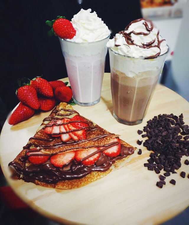 Frape de yogurt
Batidos
Crepes 