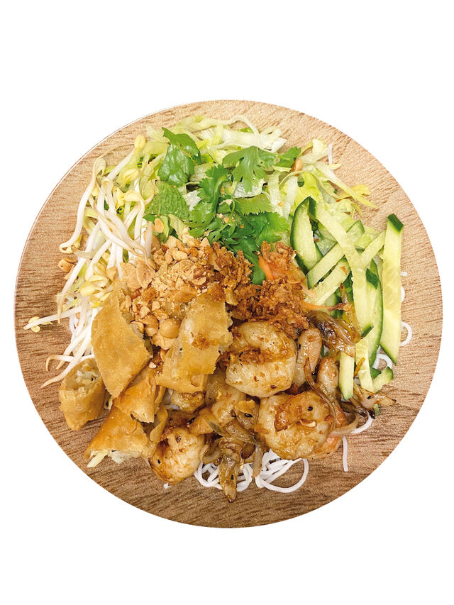 Bobun aux crevettes nem crevettes 