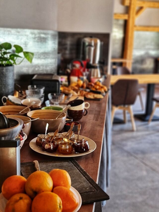 Le petit déjeuner buffet 