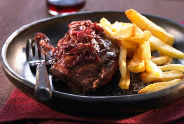 Bavette à l'échalotte